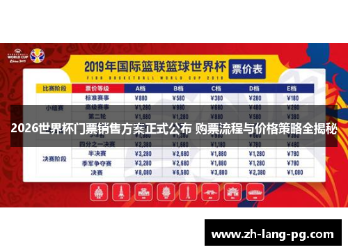2026世界杯门票销售方案正式公布 购票流程与价格策略全揭秘